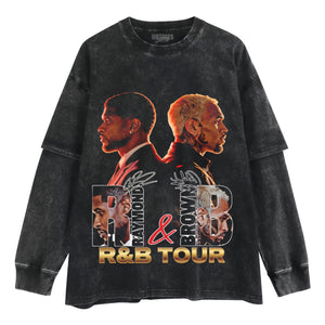 RAYMOND & CHRIS BROWN R&B TOUR 2026 TANK TOP & TEE & LONG SLEEVE & LAYERED LS & HOODIE