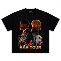RAYMOND & CHRIS BROWN R&B TOUR 2026 TANK TOP & TEE & LONG SLEEVE & LAYERED LS & HOODIE