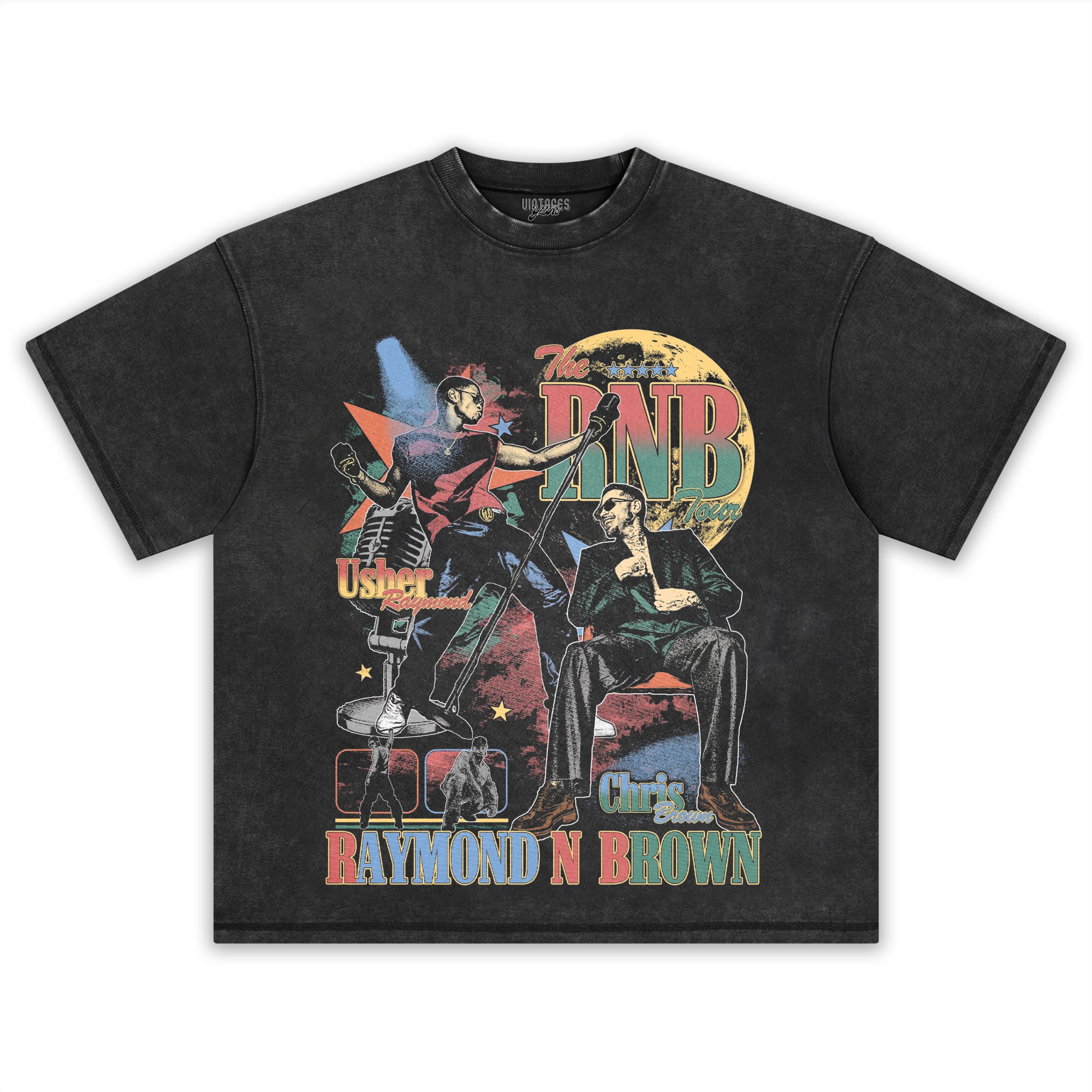 RAYMOND & CHRIS BROWN R&B TOUR 2026 V3 TANK TOP & TEE & LONG SLEEVE & LAYERED LS & HOODIE