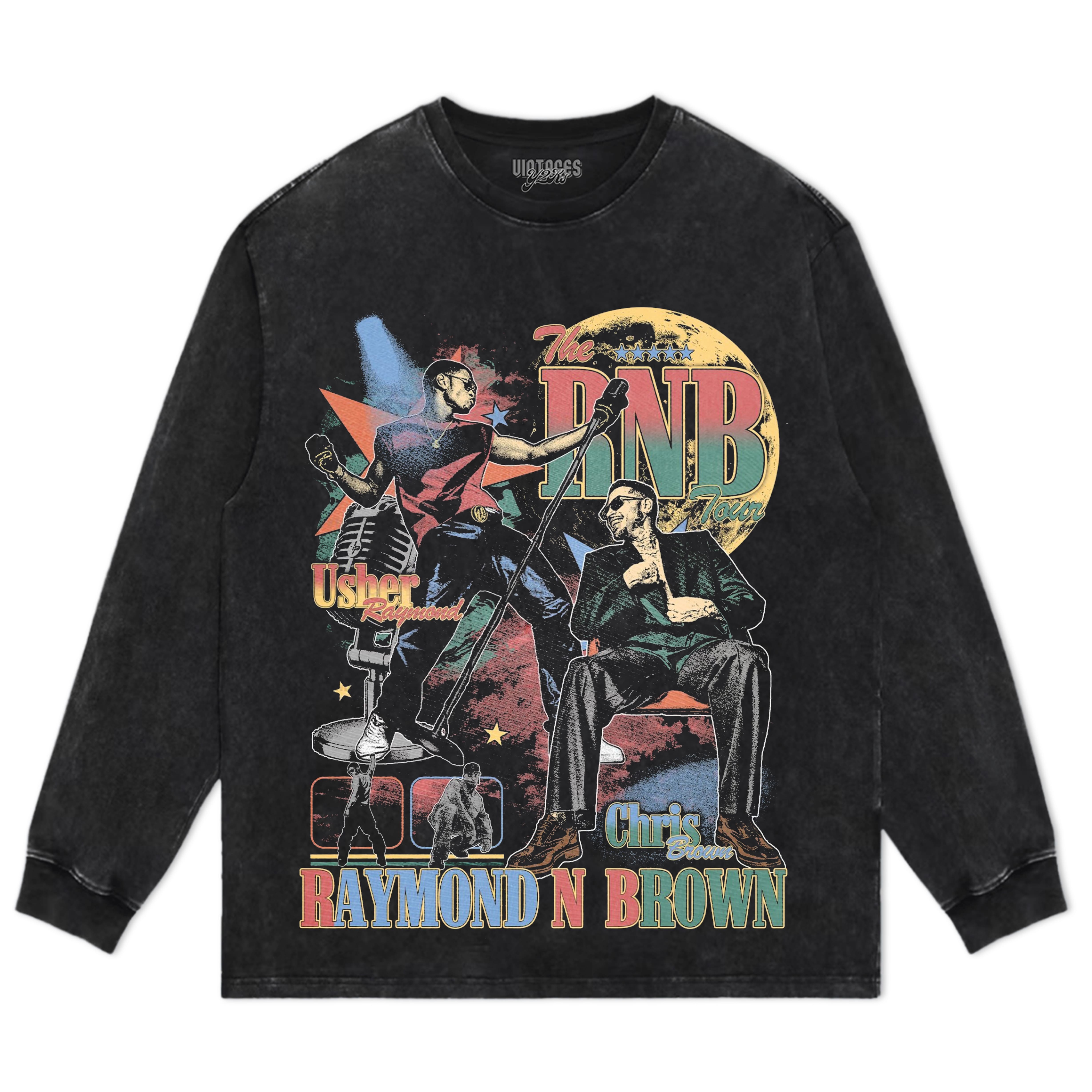 RAYMOND & CHRIS BROWN R&B TOUR 2026 V3 TANK TOP & TEE & LONG SLEEVE & LAYERED LS & HOODIE