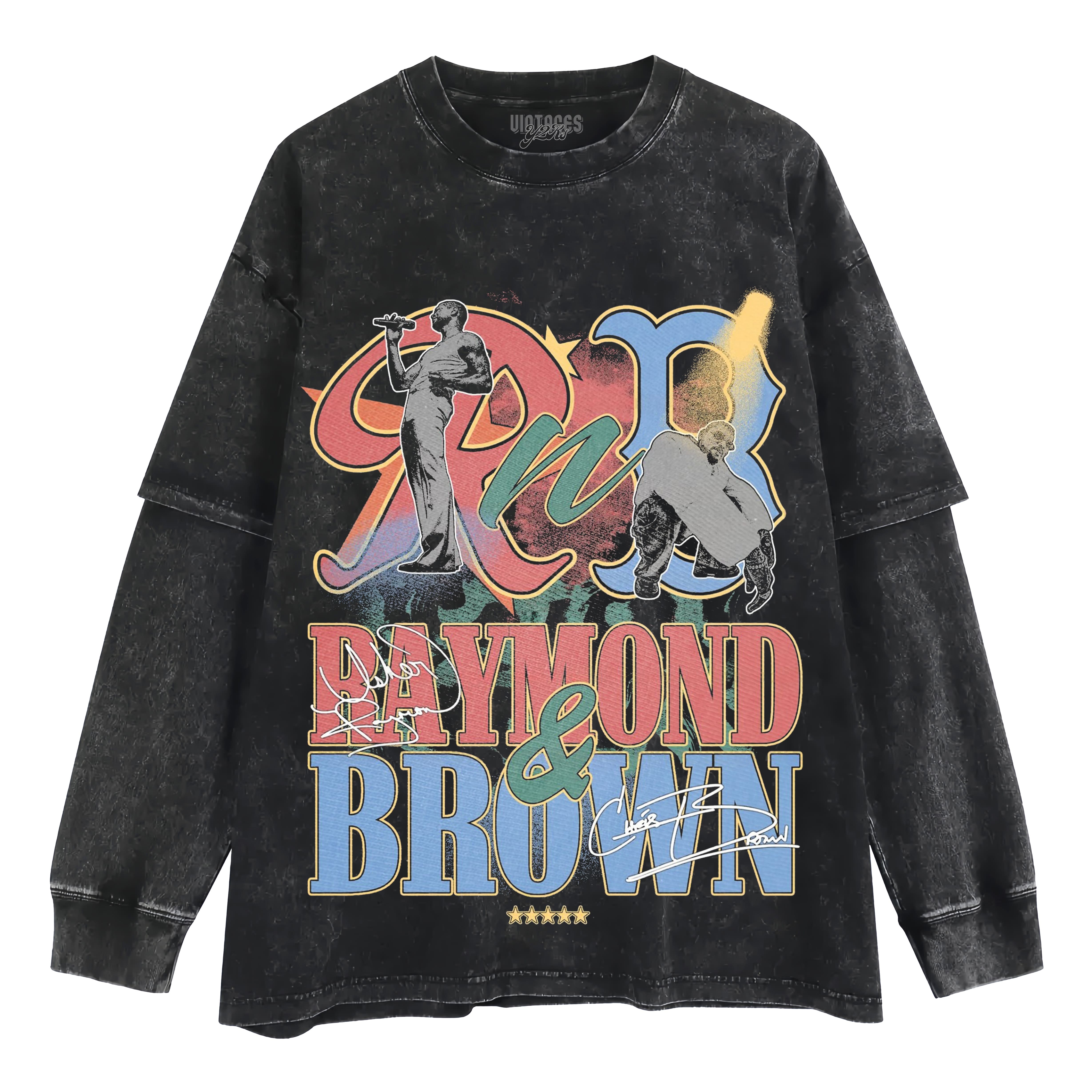 RAYMOND & CHRIS BROWN R&B TOUR 2026 V4 TANK TOP & TEE & LONG SLEEVE & LAYERED LS & HOODIE