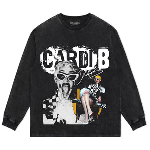RETRO CARDI B MUSIC CONCERT TOUR 2026 TANK TOP & TEE & LONG SLEEVE & LAYERED LS & HOODIE