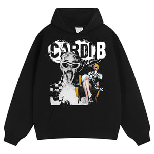RETRO CARDI B MUSIC CONCERT TOUR 2026 TANK TOP & TEE & LONG SLEEVE & LAYERED LS & HOODIE