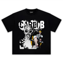 RETRO CARDI B MUSIC CONCERT TOUR 2026 TANK TOP & TEE & LONG SLEEVE & LAYERED LS & HOODIE