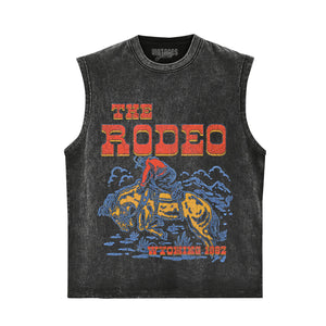 RETRO COWBOY RODEO SHIRT WESTERN TANK TOP & TEE & LONG SLEEVE & LAYERED LS & HOODIE