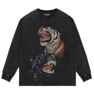 RETRO STREET STYLE & BLACK PANTHER - TIGER TANK TOP & TEE & LONG SLEEVE & LAYERED LS & HOODIE