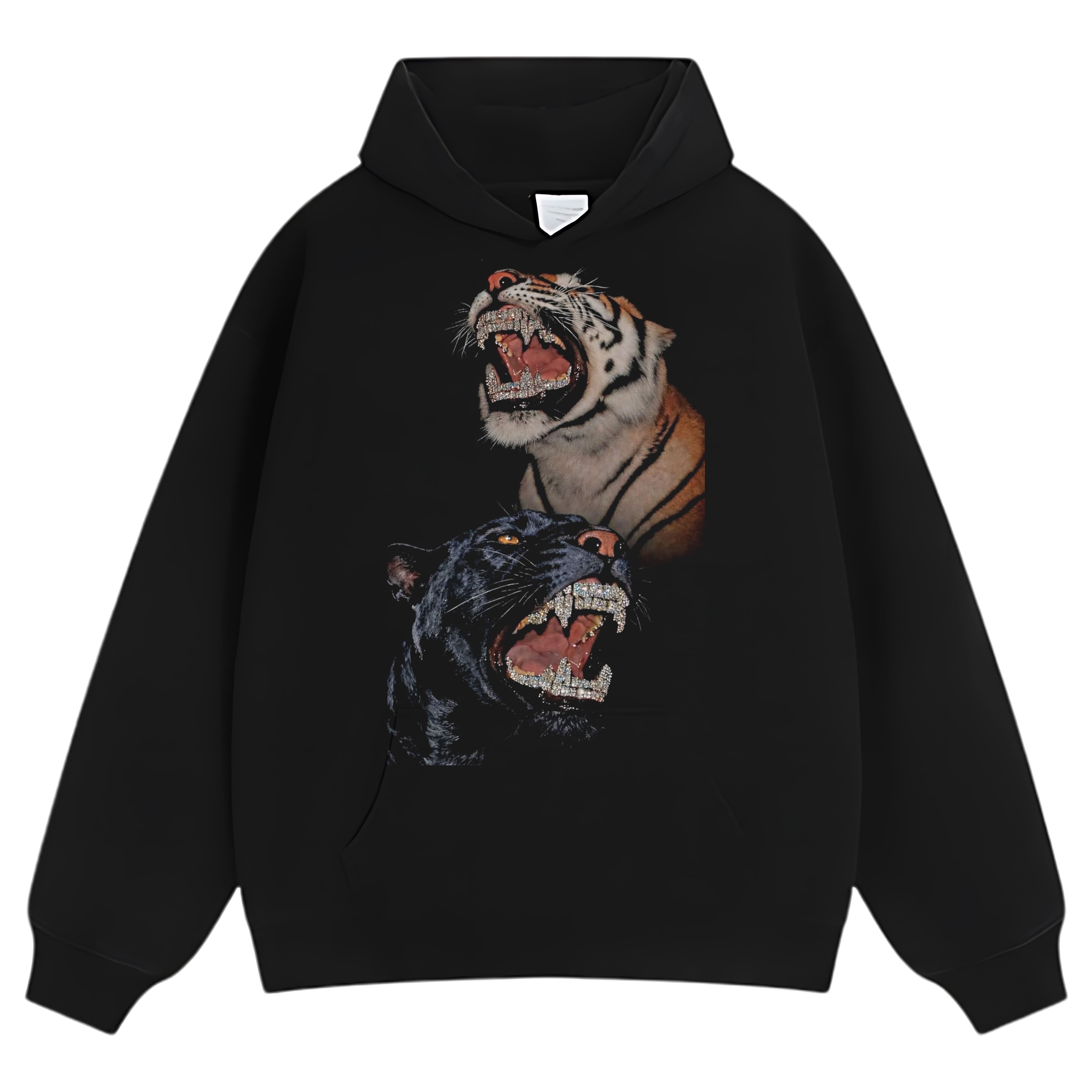 RETRO STREET STYLE & BLACK PANTHER - TIGER TANK TOP & TEE & LONG SLEEVE & LAYERED LS & HOODIE
