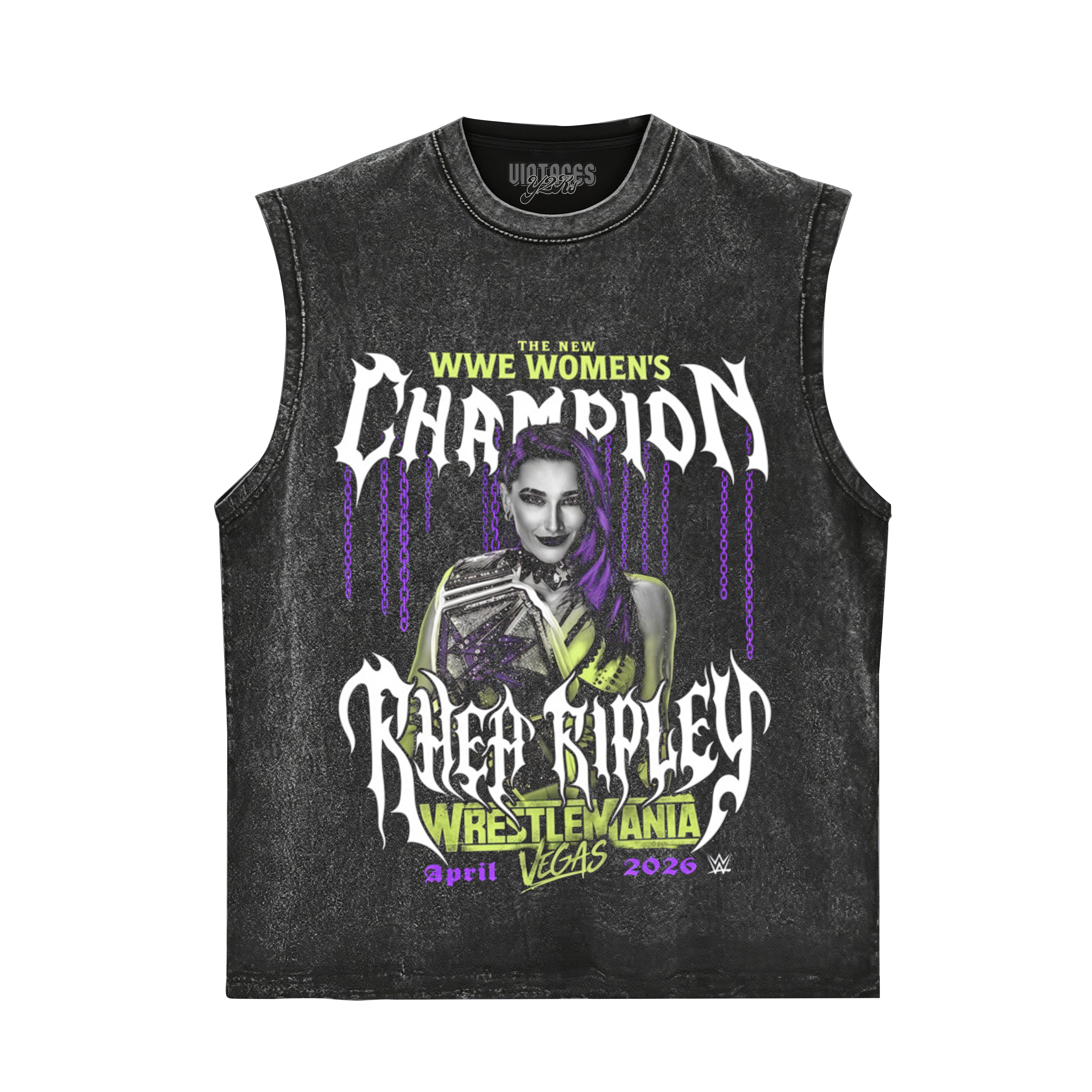 RHEA RIPLEY WRESTLEMANIA 42 WINNER TANK TOP & TEE & LONG SLEEVE & LAYERED LS & HOODIE