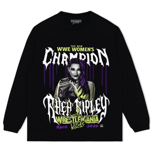 RHEA RIPLEY WRESTLEMANIA 42 WINNER TANK TOP & TEE & LONG SLEEVE & LAYERED LS & HOODIE