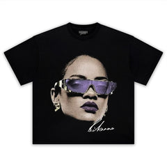 RIHANNA BIG HEAD TANK TOP & TEE & LONG SLEEVE & LAYERED LS & HOODIE
