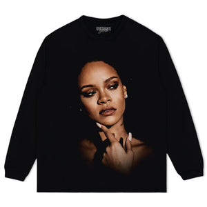 RIHANNA GLAMOROUS PORTRAIT TANK TOP & TEE & LONG SLEEVE & LAYERED LS & HOODIE