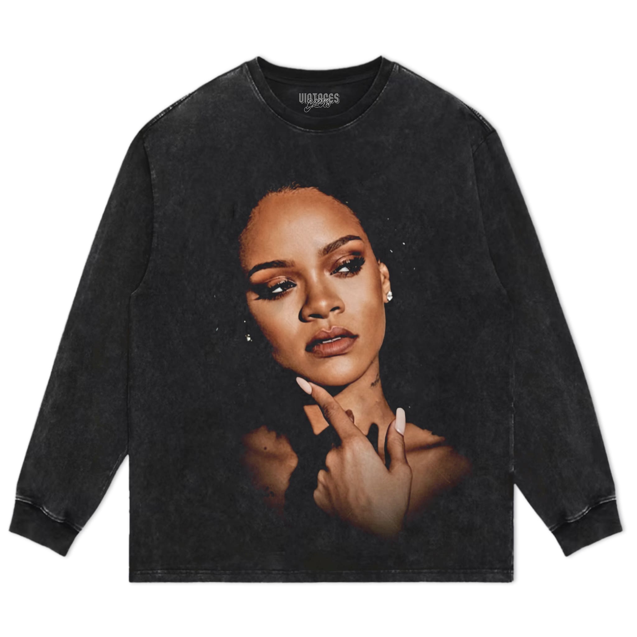 RIHANNA GLAMOROUS PORTRAIT TANK TOP & TEE & LONG SLEEVE & LAYERED LS & HOODIE