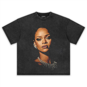 RIHANNA GLAMOROUS PORTRAIT V2 TANK TOP & TEE & LONG SLEEVE & LAYERED LS & HOODIE