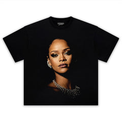 RIHANNA GLAMOROUS PORTRAIT V2 TANK TOP & TEE & LONG SLEEVE & LAYERED LS & HOODIE
