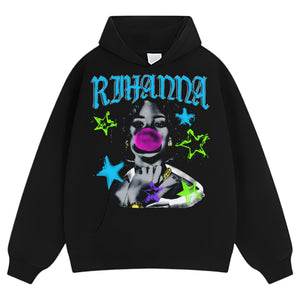 RIHANNA POP MUSIC TANK TOP & TEE & LONG SLEEVE & LAYERED LS & HOODIE