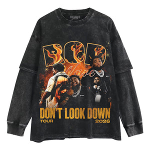 ROD WAVE & DON'T LOOK DOWN 2026 TOUR TANK TOP & TEE & LONG SLEEVE & LAYERED LS & HOODIE