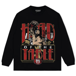 ROMAN REIGNS - HEAD OF THE TABLE V2 TEE & LS & HOODIE