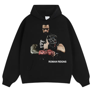 ROMAN REIGNS ACKNOWLEDGE ME GOLD TITLE TANK TOP & TEE & LONG SLEEVE & LAYERED LS & HOODIE