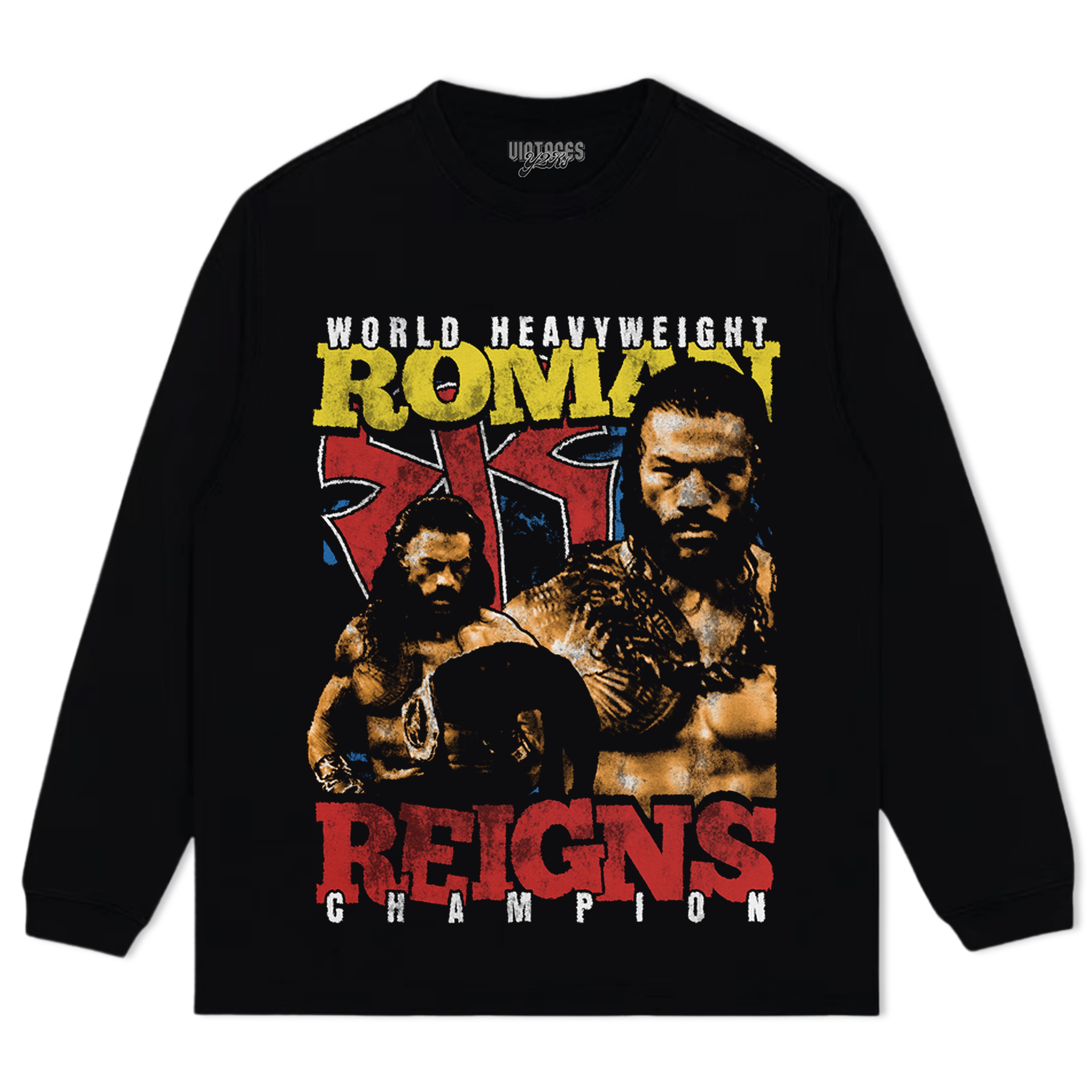 ROMAN REIGNS CHAMPIONSHIP TANK TOP & TEE & LONG SLEEVE & LAYERED LS & HOODIE