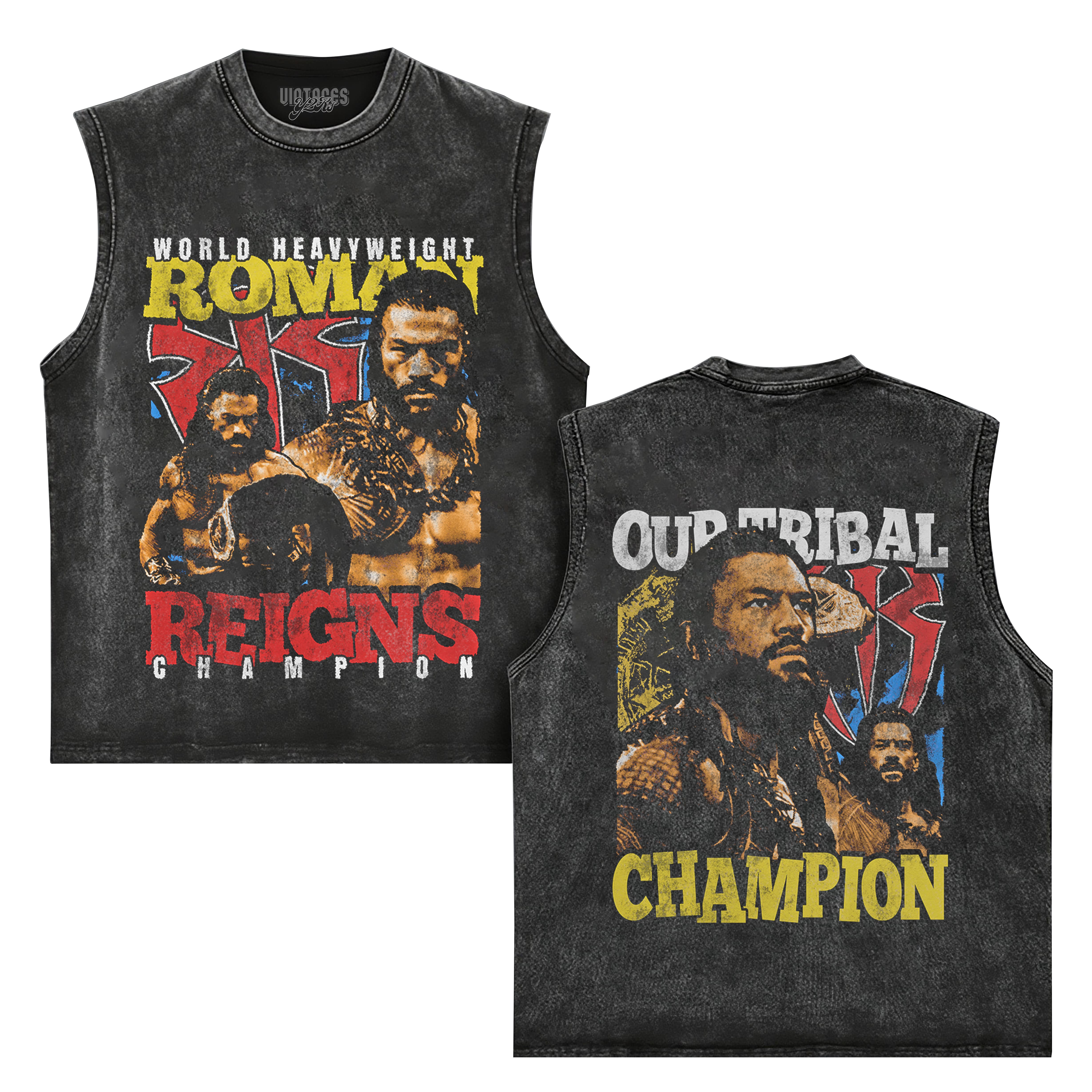 ROMAN REIGNS CHAMPIONSHIP V2 TANK TOP & TEE