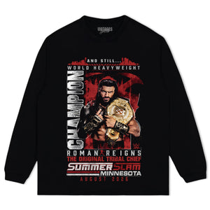 ROMAN REIGNS SUMMERSLAM 2026 TANK TOP & TEE & LONG SLEEVE & LAYERED LS & HOODIE