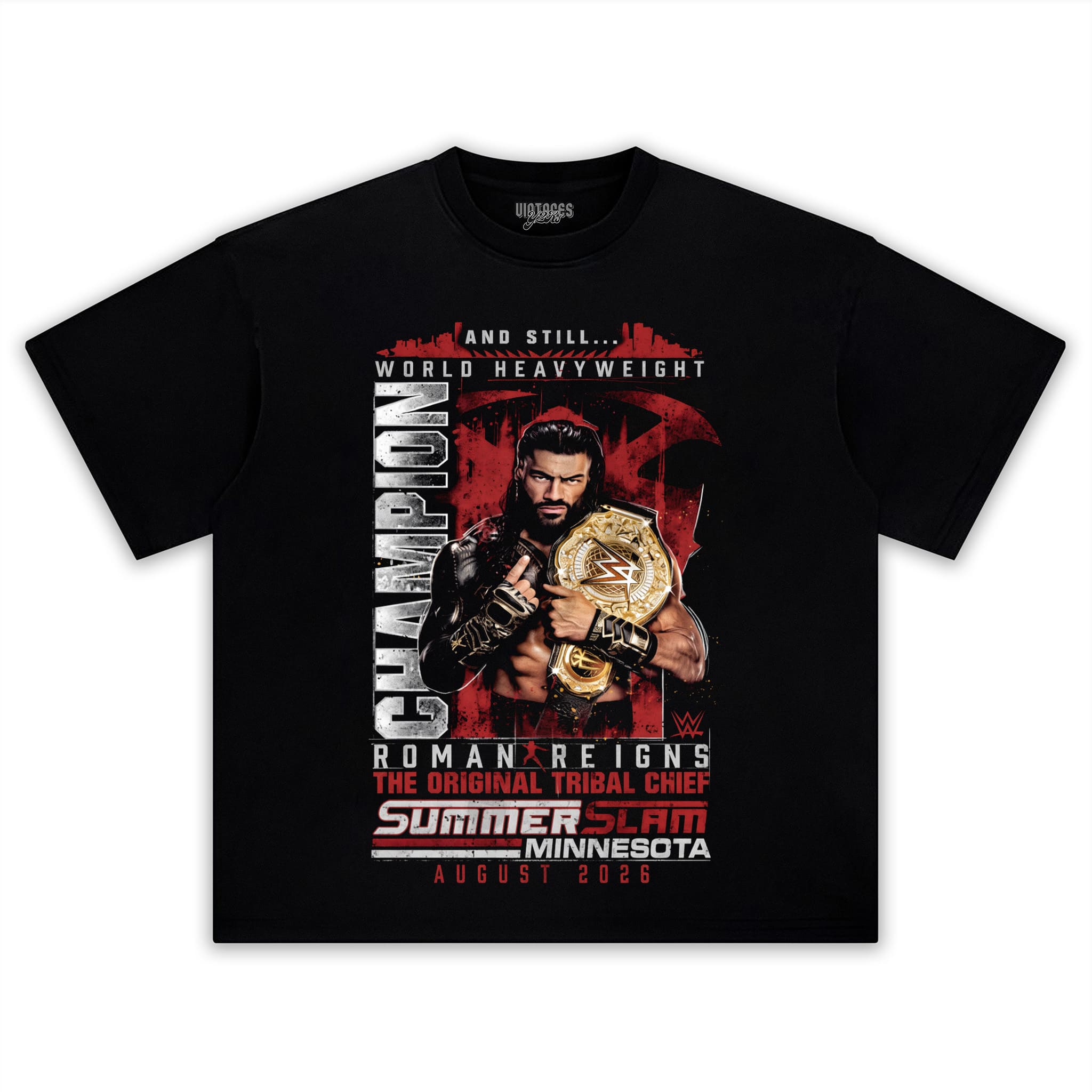 ROMAN REIGNS SUMMERSLAM 2026 TANK TOP & TEE & LONG SLEEVE & LAYERED LS & HOODIE