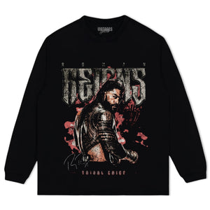 ROMAN REIGNS TRIBAL CHIEF VINTAGE WRESTLING TANK TOP & TEE & LONG SLEEVE & LAYERED LS & HOODIE