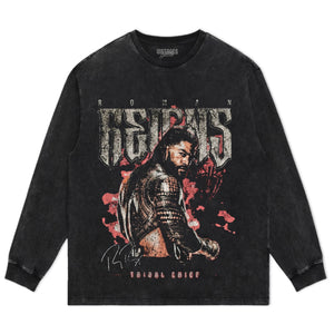 ROMAN REIGNS TRIBAL CHIEF VINTAGE WRESTLING TANK TOP & TEE & LONG SLEEVE & LAYERED LS & HOODIE