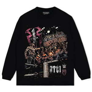 ROMAN REIGNS WRESTLEMANIA WWE PRO WRESTLING TANK TOP & TEE & LONG SLEEVE & LAYERED LS & HOODIE