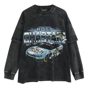 ROSS CHASTAIN TRACKHOUSE RACING TEAM VINTAGE TANK TOP & TEE & LONG SLEEVE & LAYERED LS & HOODIE