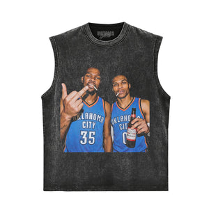 RUSSELL WESTBROOK & KEVIN DURANT V1 TANK TOP & TEE & LONG SLEEVE & LAYERED LS & HOODIE