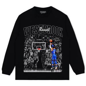 RUSSELL WESTBROOK OKLAHOMA BASKETBALL TANK TOP & TEE & LONG SLEEVE & LAYERED LS & HOODIE