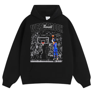 RUSSELL WESTBROOK OKLAHOMA BASKETBALL TANK TOP & TEE & LONG SLEEVE & LAYERED LS & HOODIE