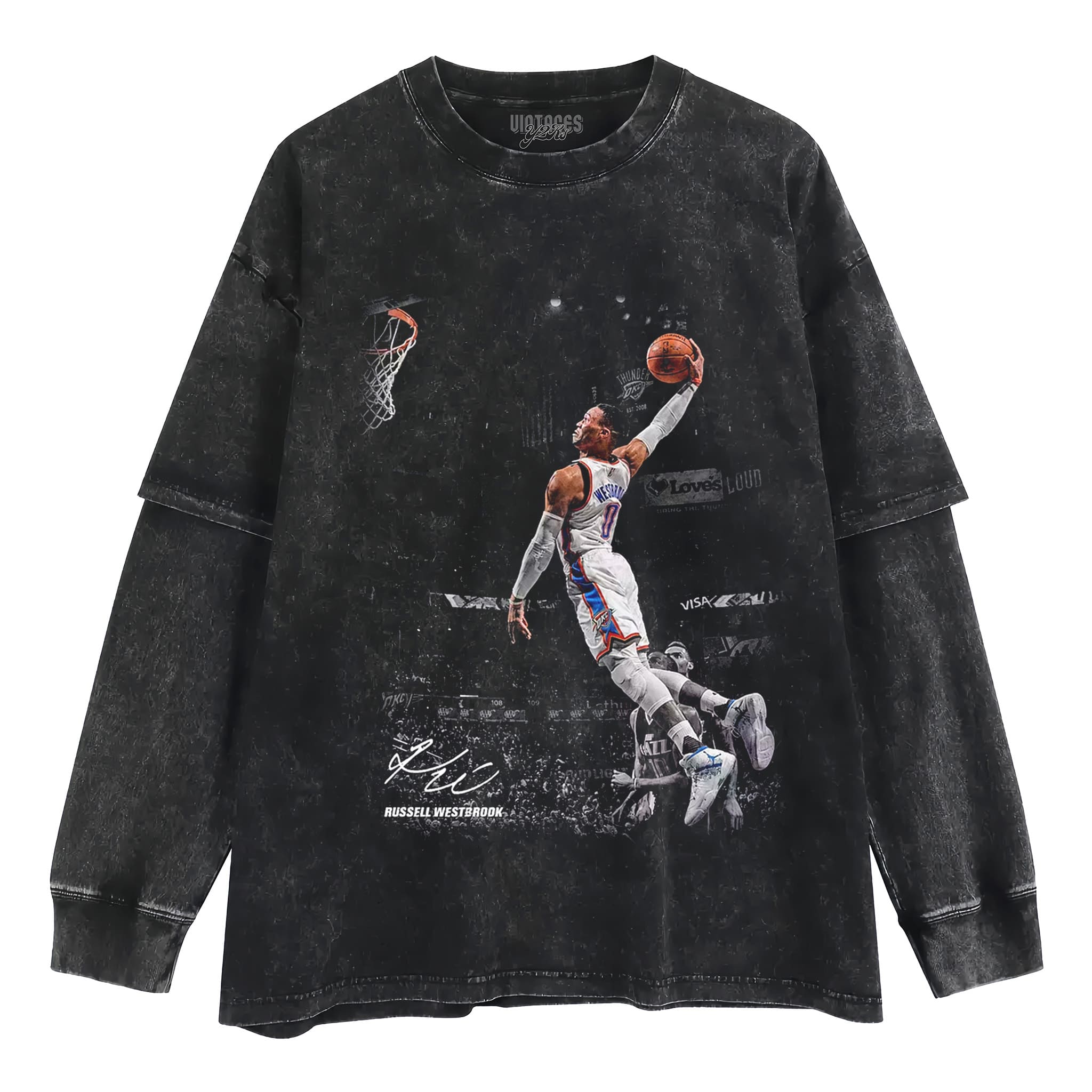 RUSSELL WESTBROOK V5 TANK TOP & TEE & LONG SLEEVE & LAYERED LS & HOODIE