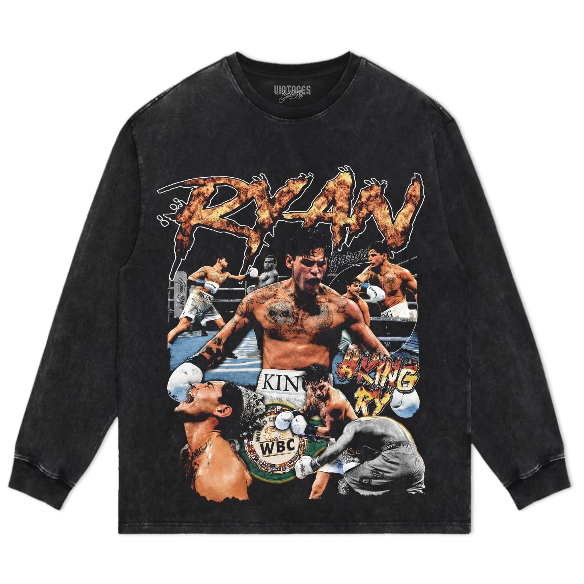 RYAN GARCIA VINTAGE BOXING TANK TOP & TEE & LONG SLEEVE & LAYERED LS & HOODIE