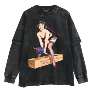 RETRO PIN-UP BODYBUILDER TANK TOP & TEE & LONG SLEEVE & LAYERED LS & HOODIE