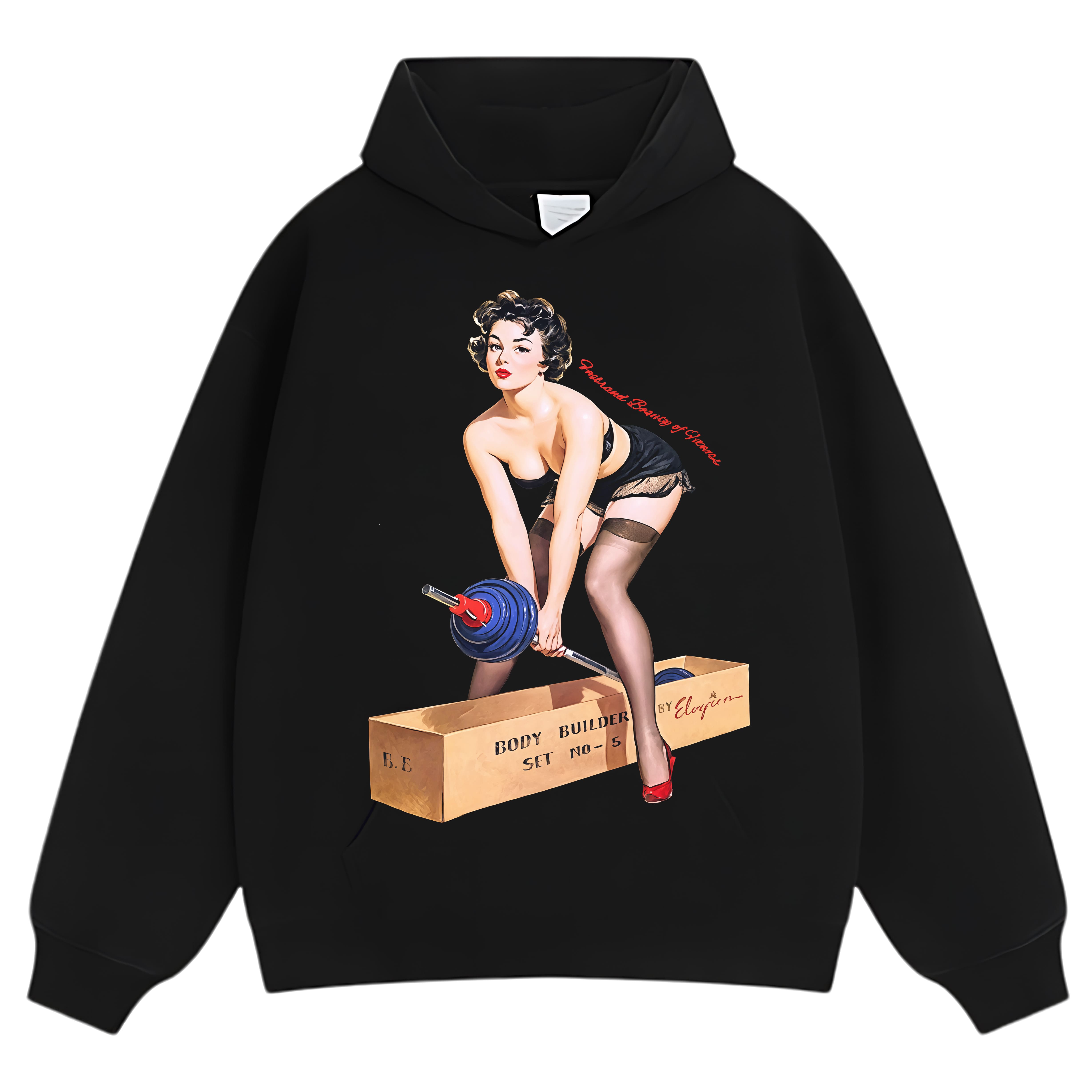 RETRO PIN-UP BODYBUILDER TANK TOP & TEE & LONG SLEEVE & LAYERED LS & HOODIE