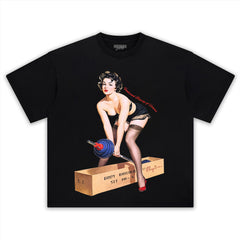 RETRO PIN-UP BODYBUILDER TANK TOP & TEE & LONG SLEEVE & LAYERED LS & HOODIE