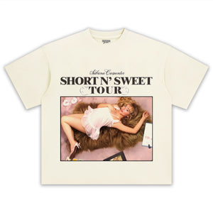 SABRINA CARPENTER SHORT N' SWEET TOUR TANK TOP & TEE & LONG SLEEVE & LAYERED LS & HOODIE