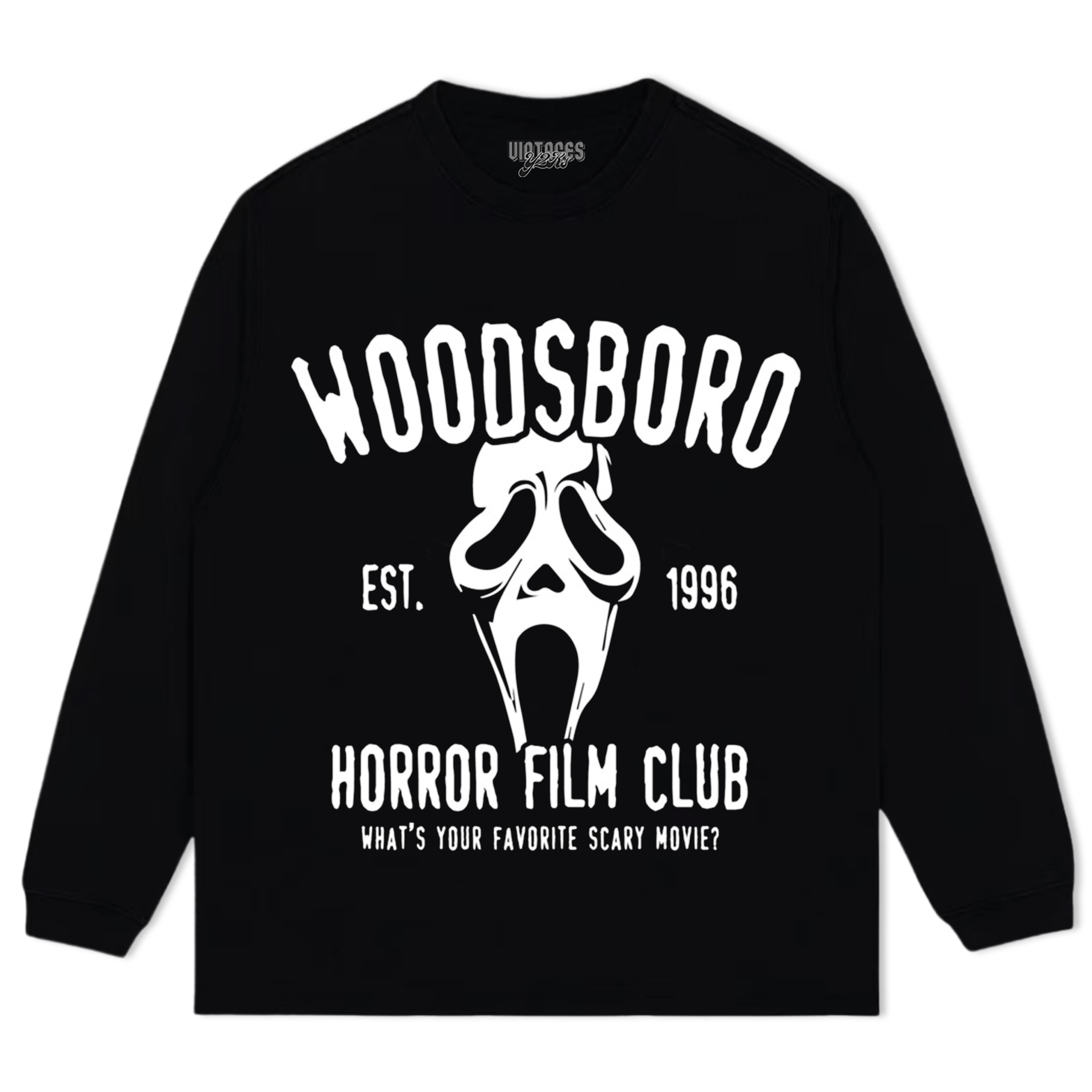 SCREAM 7 - WOODSBORO HORROR FILM CLUB SCREAM TEE & LS & HOODIE