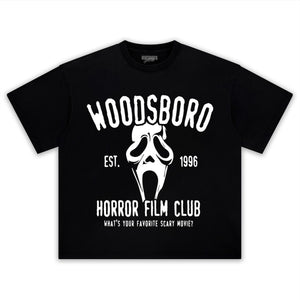 SCREAM 7 - WOODSBORO HORROR FILM CLUB SCREAM TEE & LS & HOODIE
