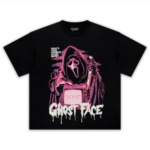 SCREAM GHOST FACE PINK TV TEE & LS & HOODIE