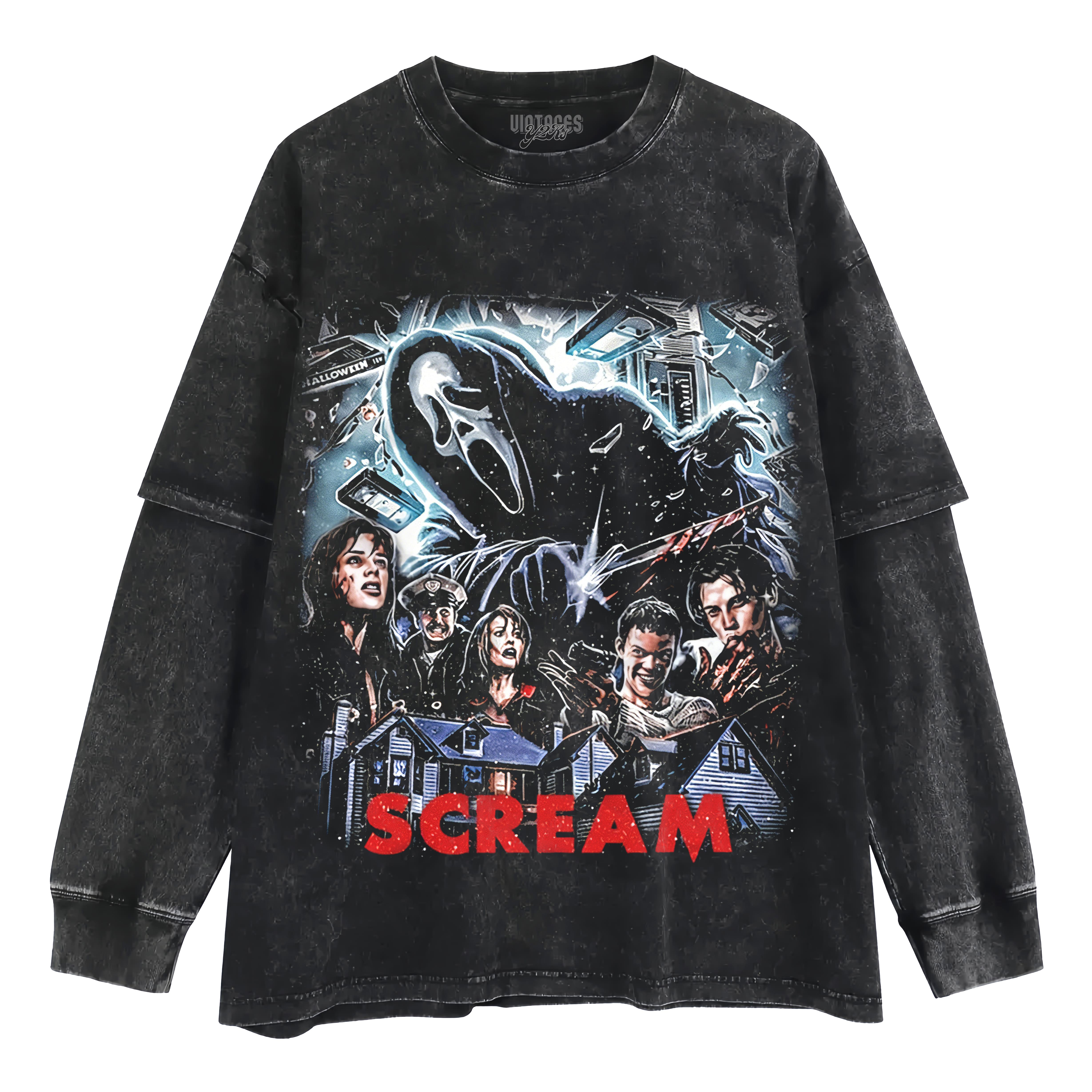 SCREAM RT LAYERED LONG SLEEVE