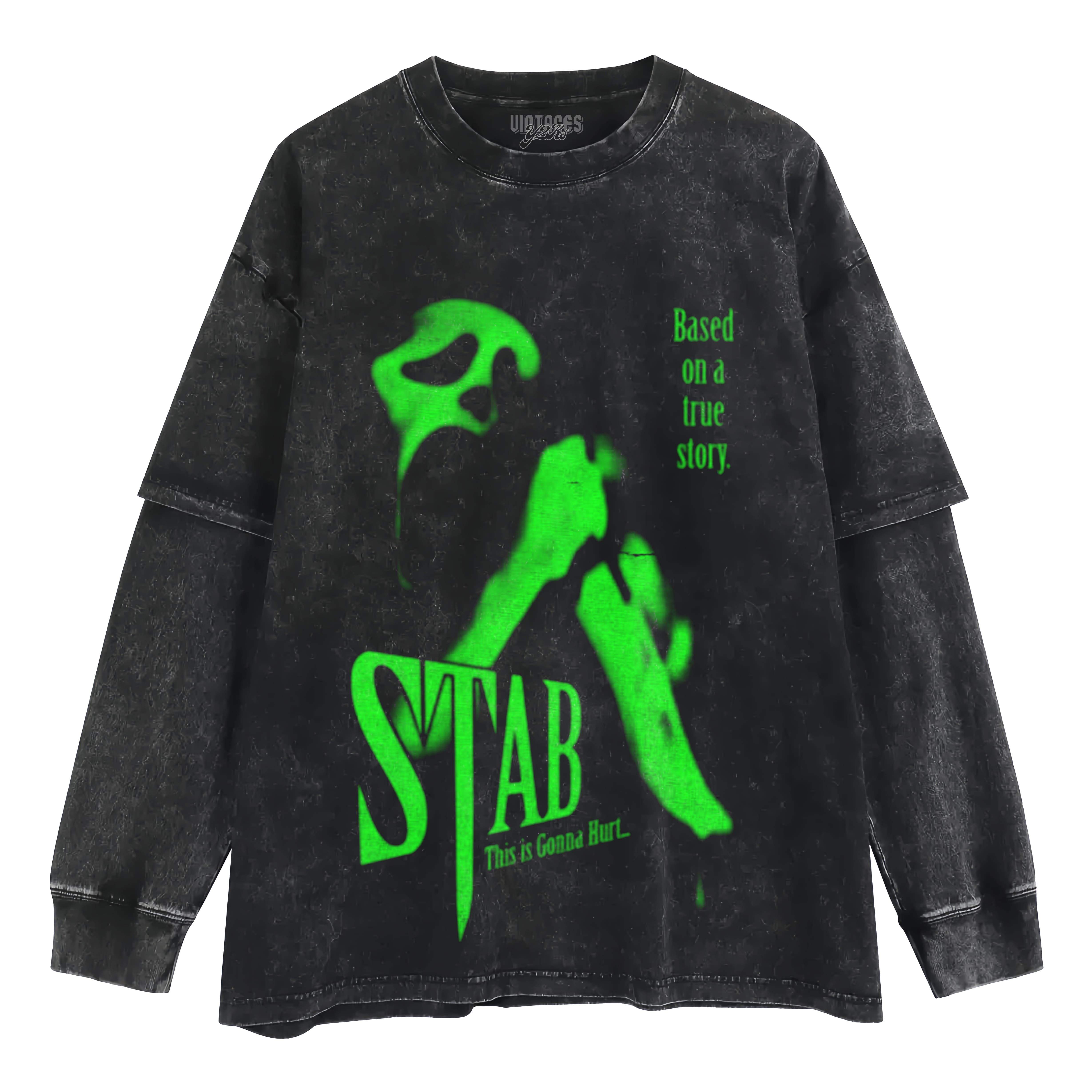 SCREAM STAB MOVIE LAYERED LONG SLEEVE