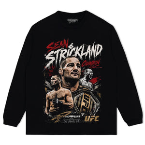 SEAN STRICKLAND CHAMPION V2 TANK TOP & TEE & LONG SLEEVE & LAYERED LS & HOODIE