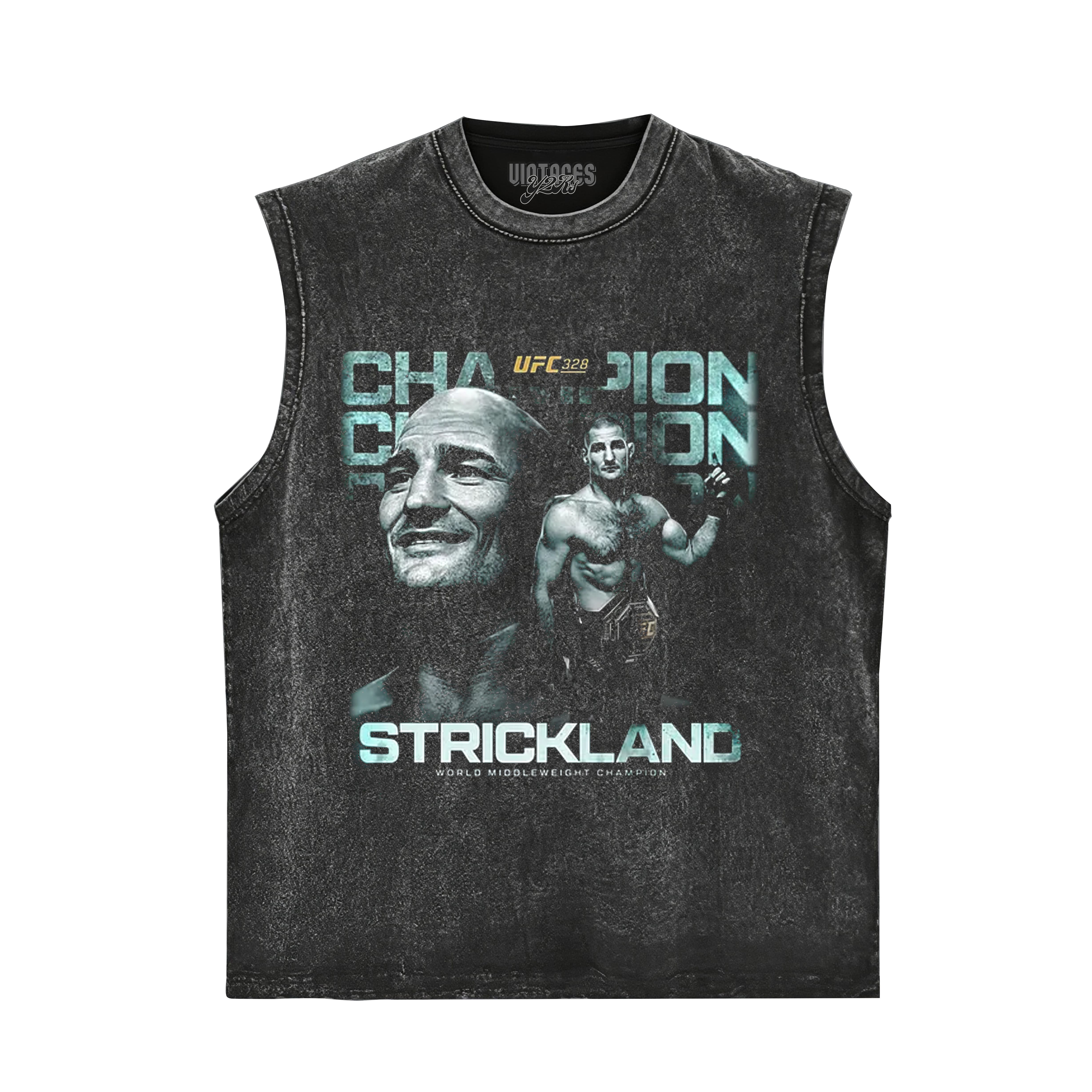 SEAN STRICKLAND CHAMPION V4 TANK TOP & TEE & LONG SLEEVE & LAYERED LS & HOODIE