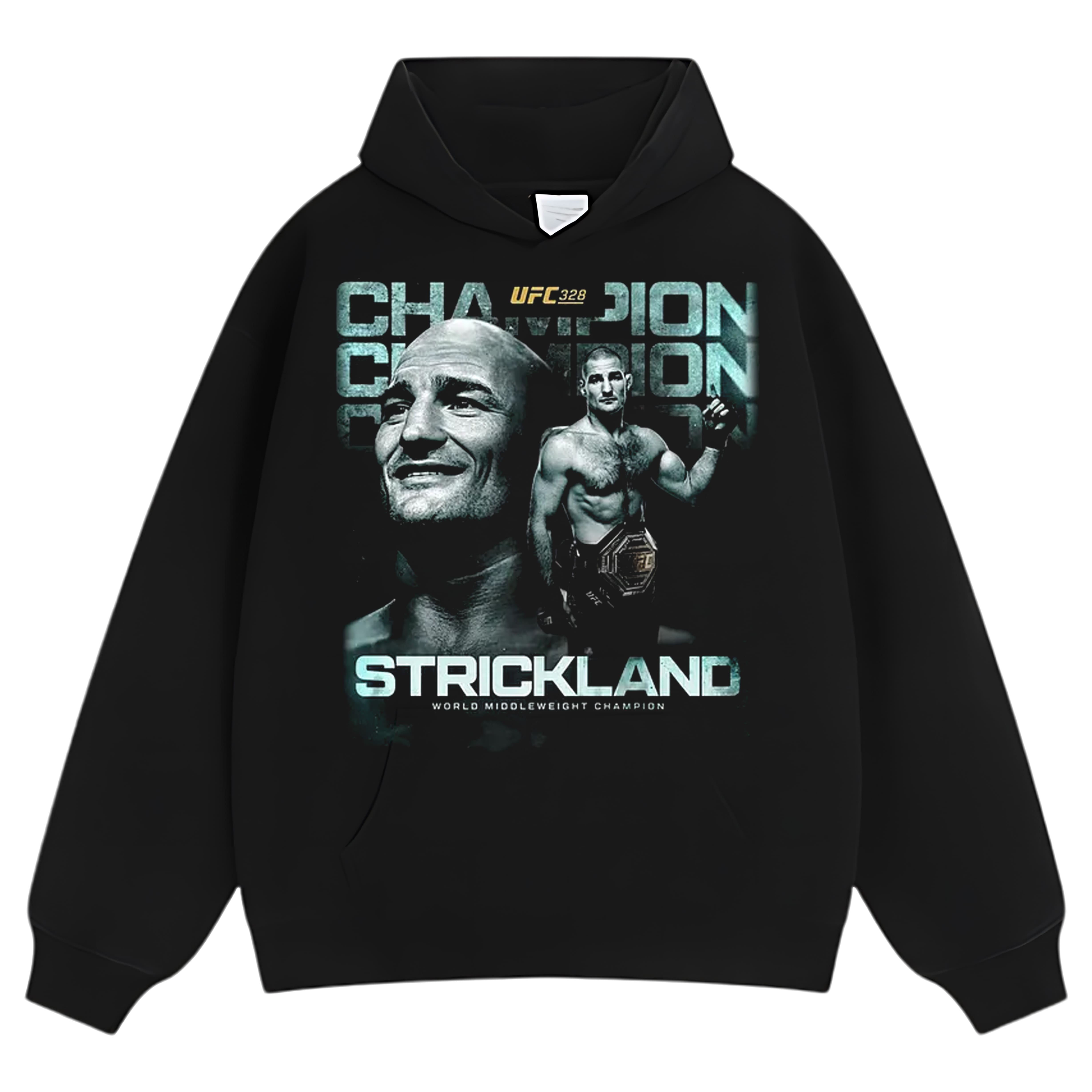 SEAN STRICKLAND CHAMPION V4 TANK TOP & TEE & LONG SLEEVE & LAYERED LS & HOODIE
