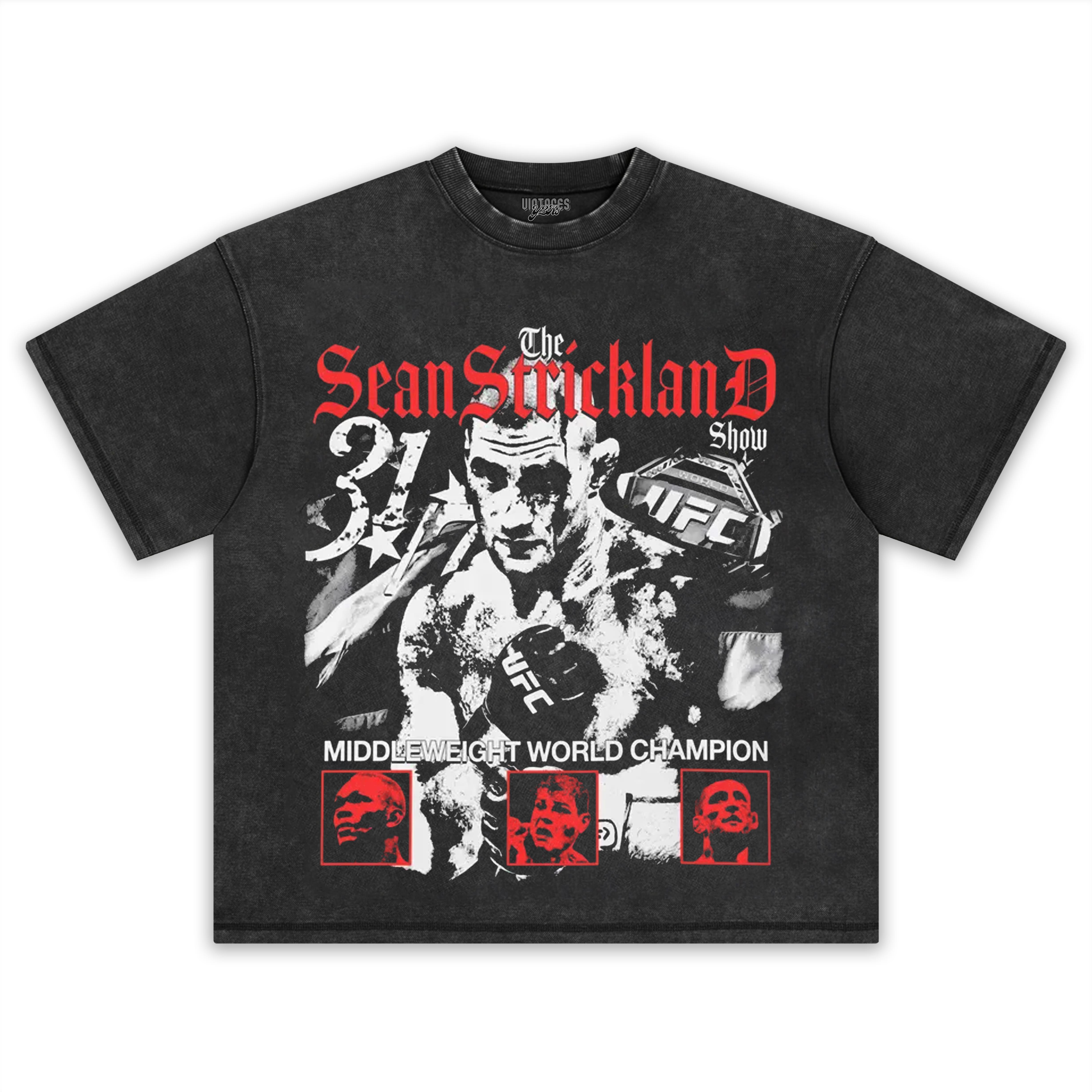 SEAN STRICKLAND FIGHTER TANK TOP & TEE & LONG SLEEVE & LAYERED LS & HOODIE