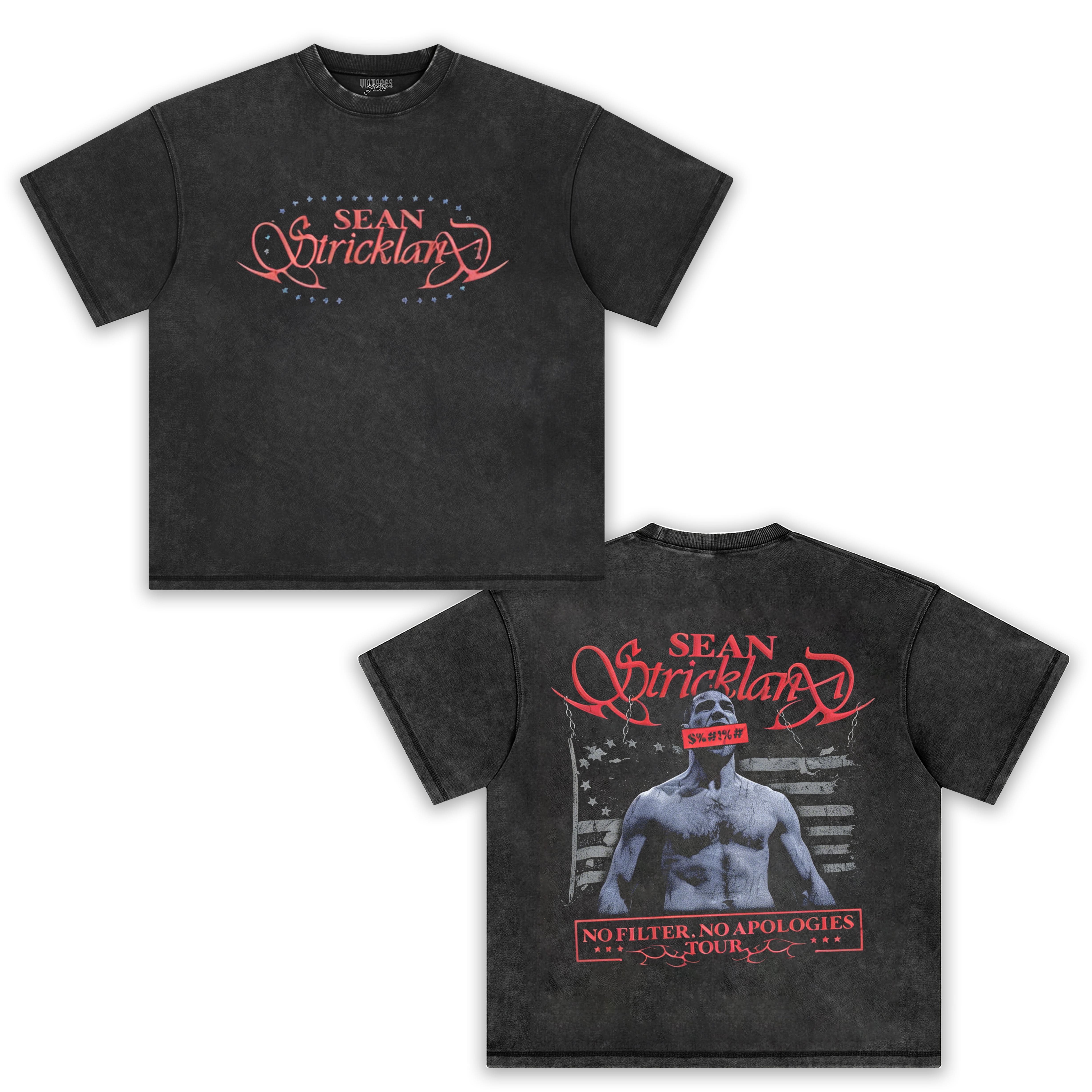 SEAN STRICKLAND NO FILTER TOUR TANK TOP & TEE