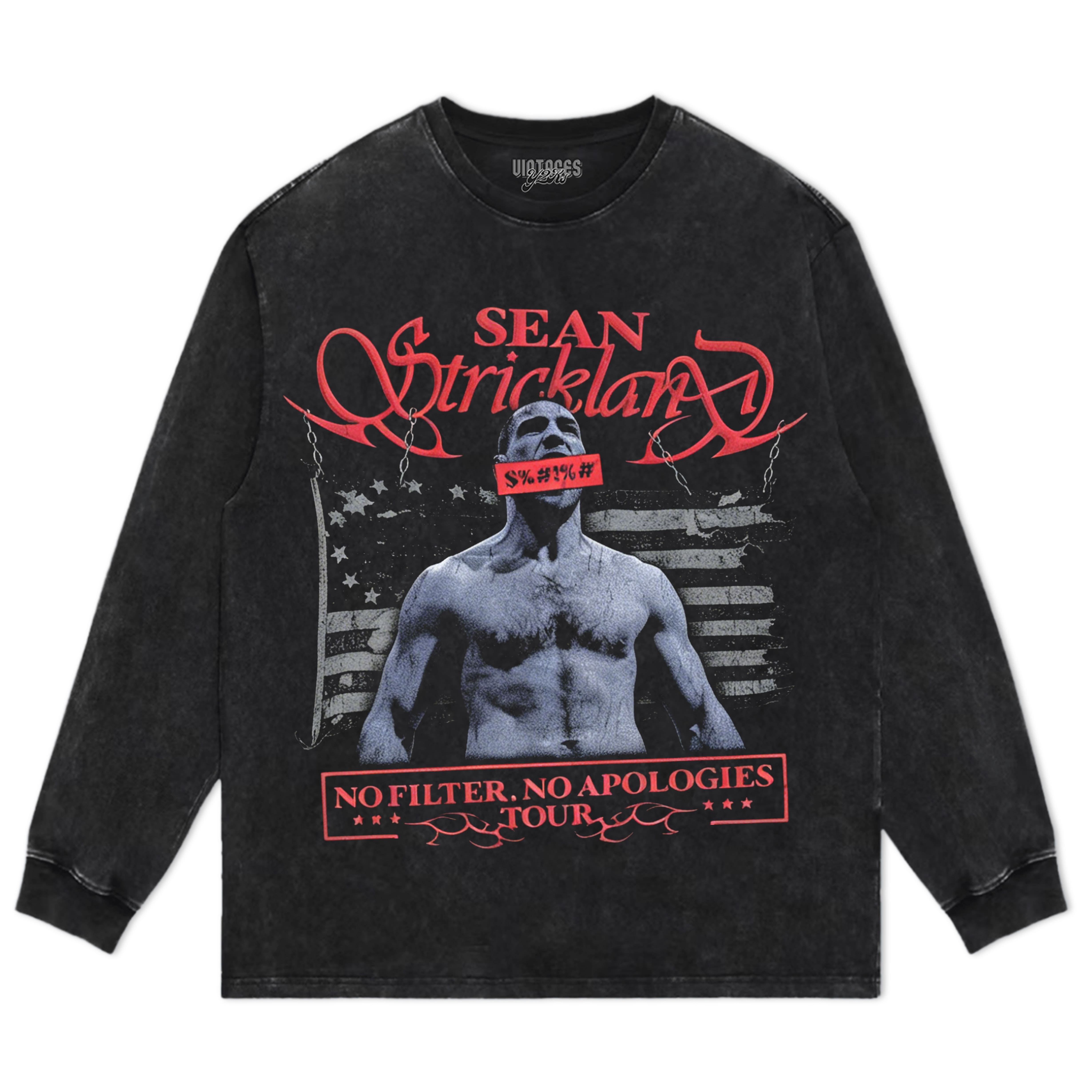 SEAN STRICKLAND NO FILTER TOUR TANK TOP & TEE & LONG SLEEVE & LAYERED LS & HOODIE